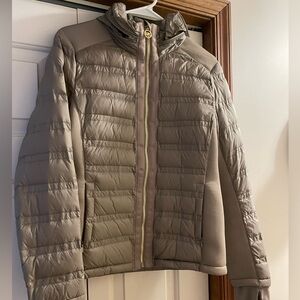 Women’s Taupe color Michael Kors down jacket